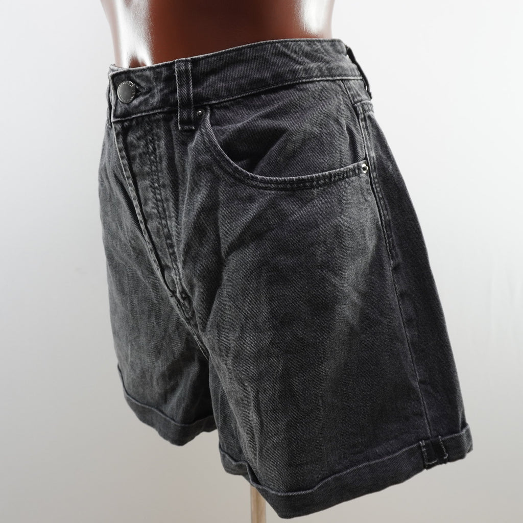 Pantalones Cortos Vaqueros Stradivarius para Mujer Usados - Negros, XL