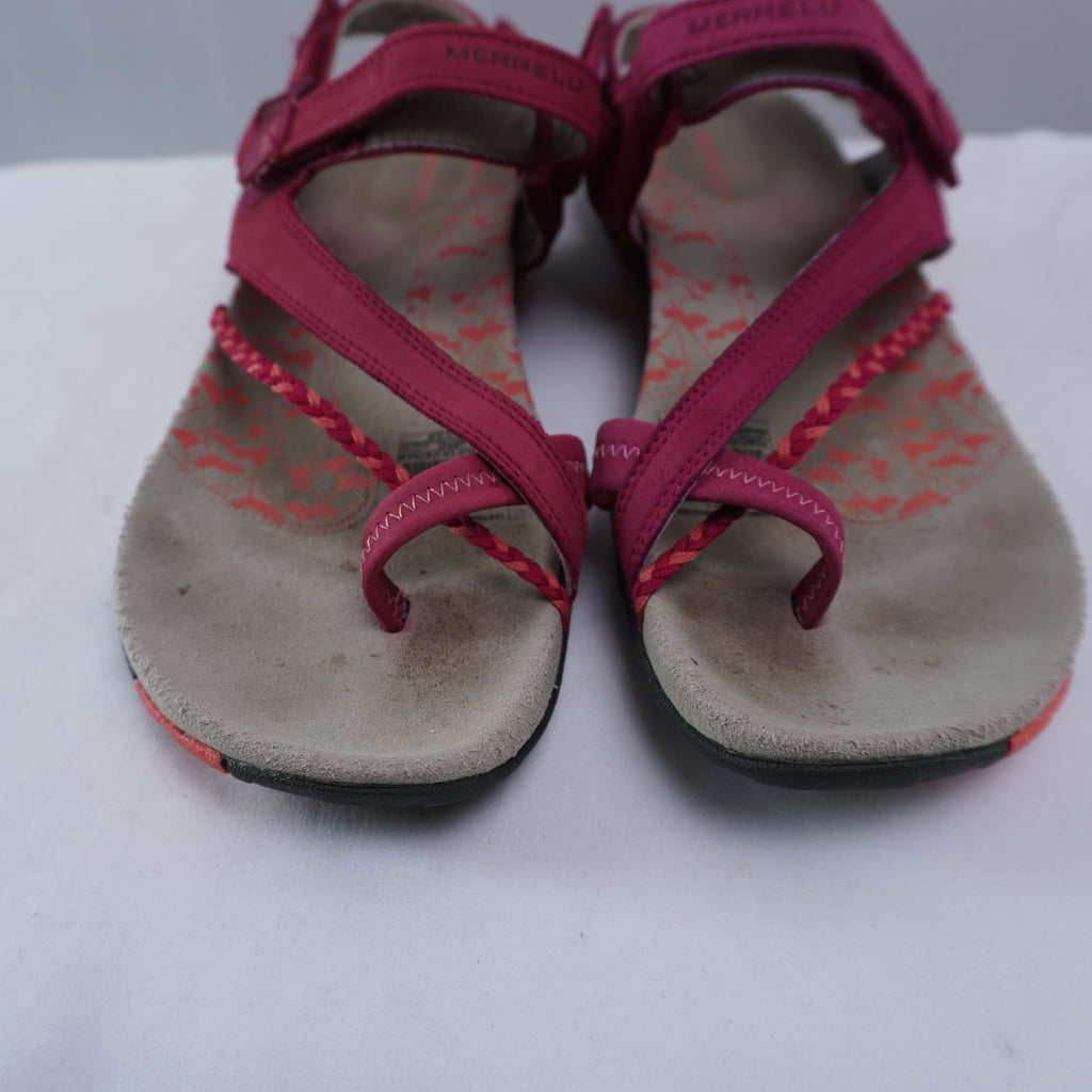Sandalias Merrell para Mujer Usadas - Rojas, Talla 38