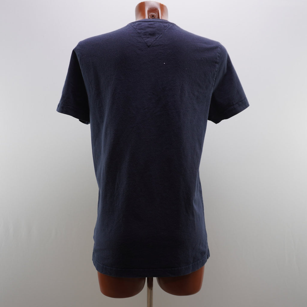 Camiseta de Manga Corta Tommy Hilfiger para Mujer - Azul Marino, M (Usada, Muy Buen Estado)