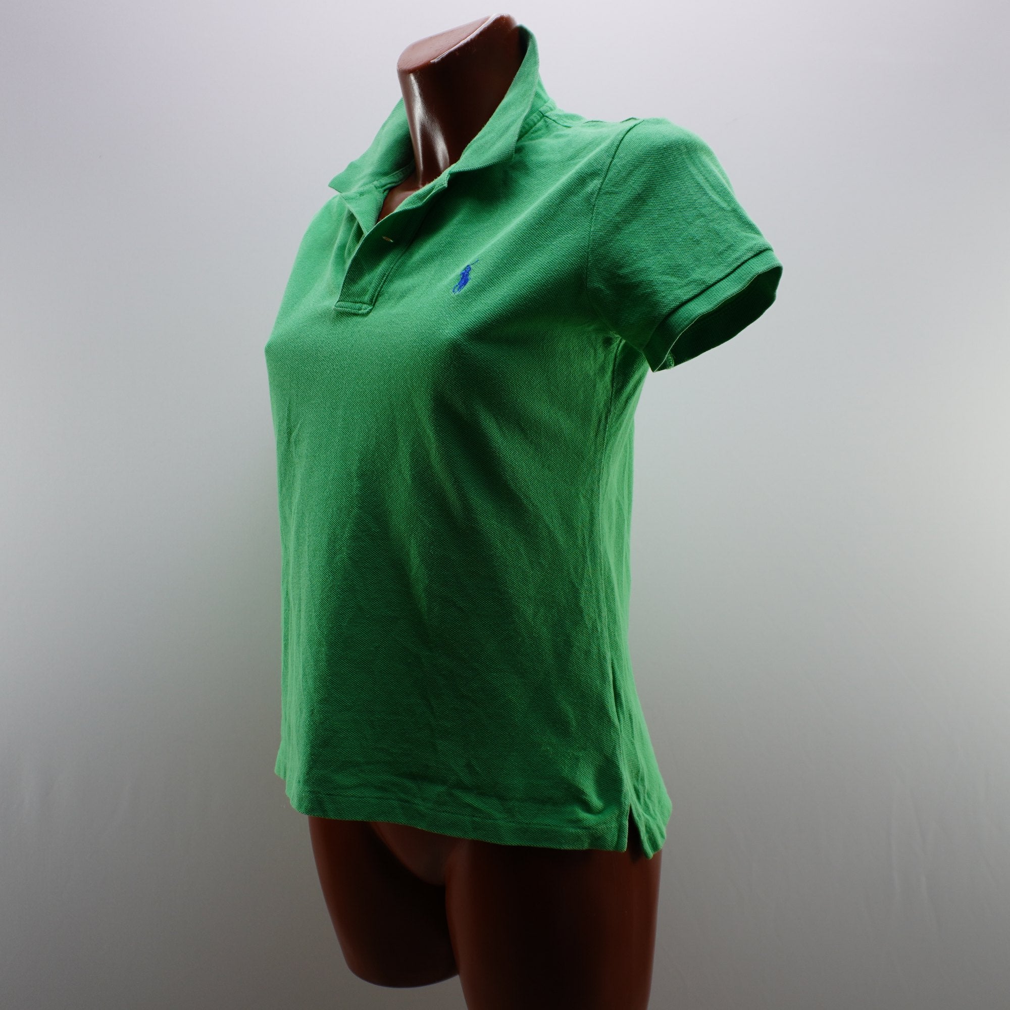 Camiseta de Manga Corta Ralph Lauren para Mujer - Verde, L (Usada en Muy Buen Estado)