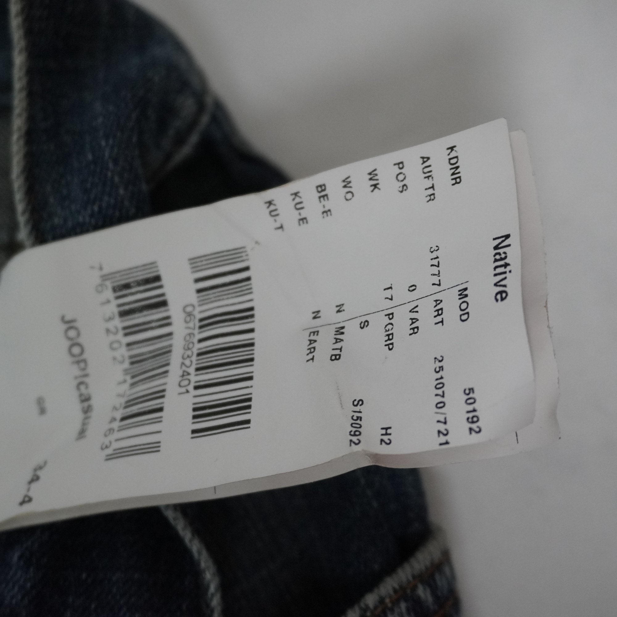 Mallas Vaqueras Joop para Hombre Usadas - Azul, M