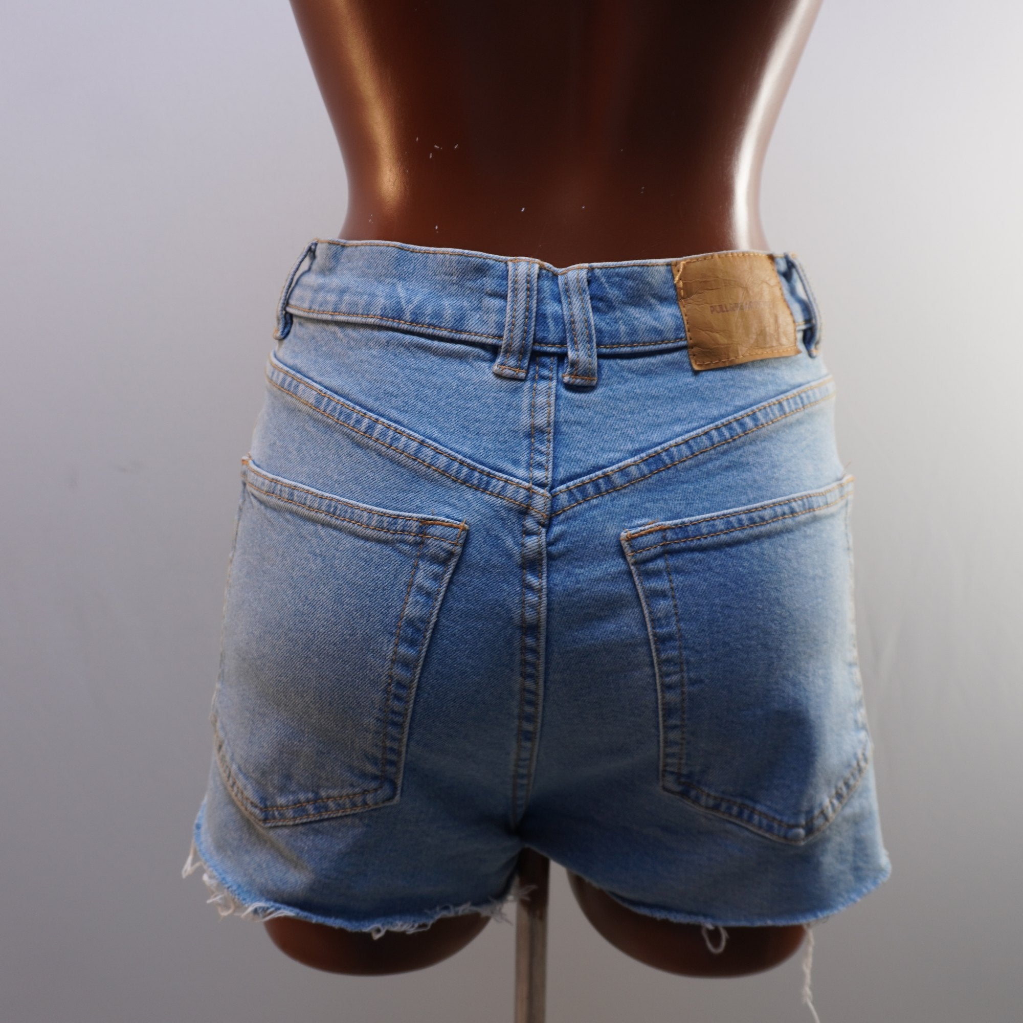 Pantalones Cortos Vaqueros Pull & Bear para Mujer Usados - Azul, S