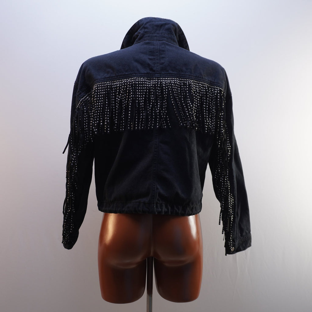 Cazadora Vaquera Seven Sisters para Mujer Usada - Negra, S