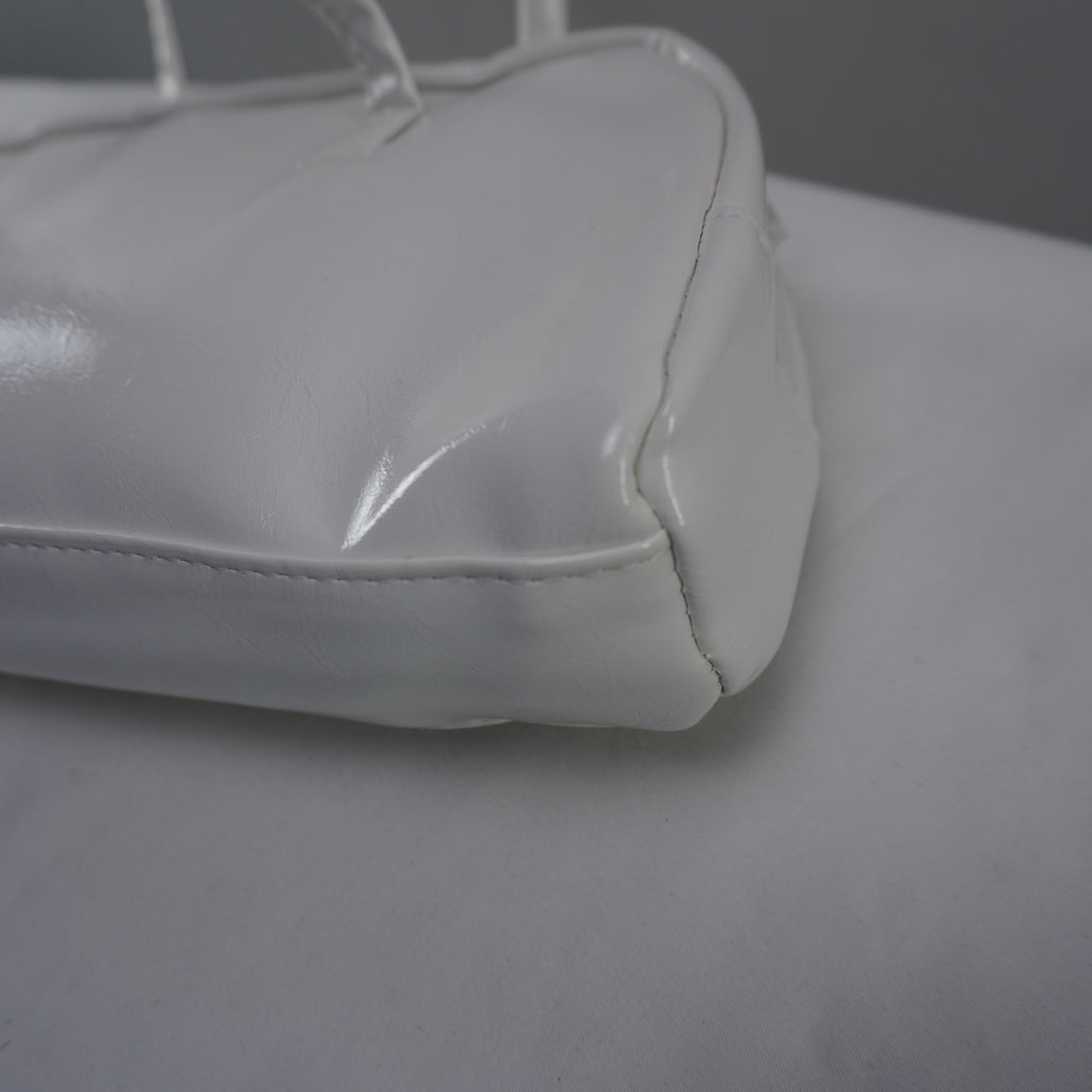 Bolso Baguette Blanco para Mujer Nuevo con Etiquetas