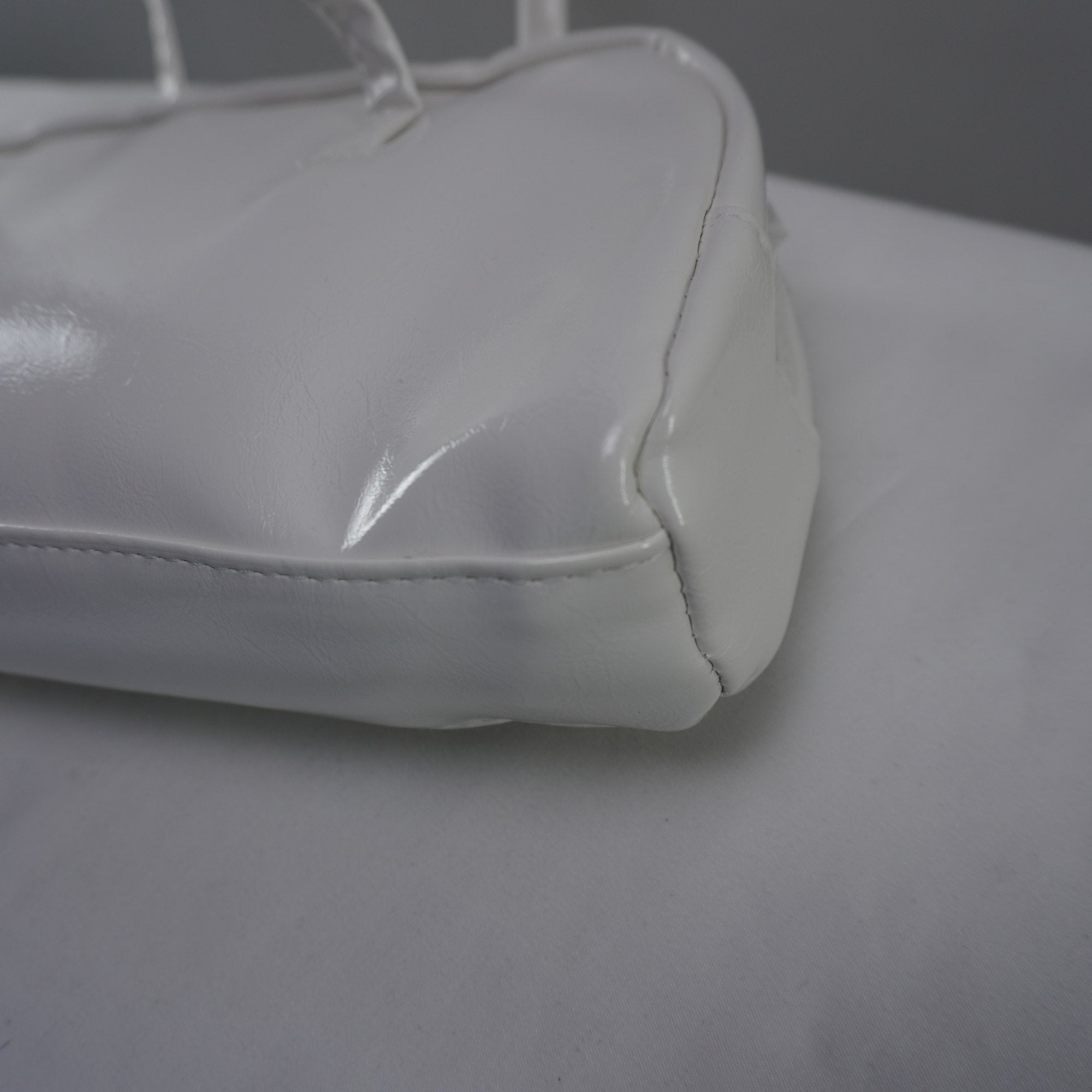 Bolso Baguette Blanco para Mujer Nuevo con Etiquetas