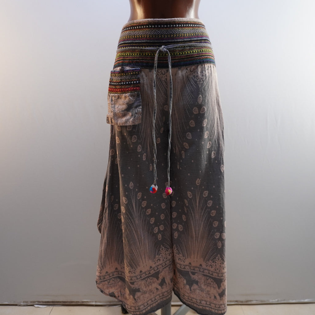 Pantalones Harén Alladin para Mujer Usados - Beige, L
