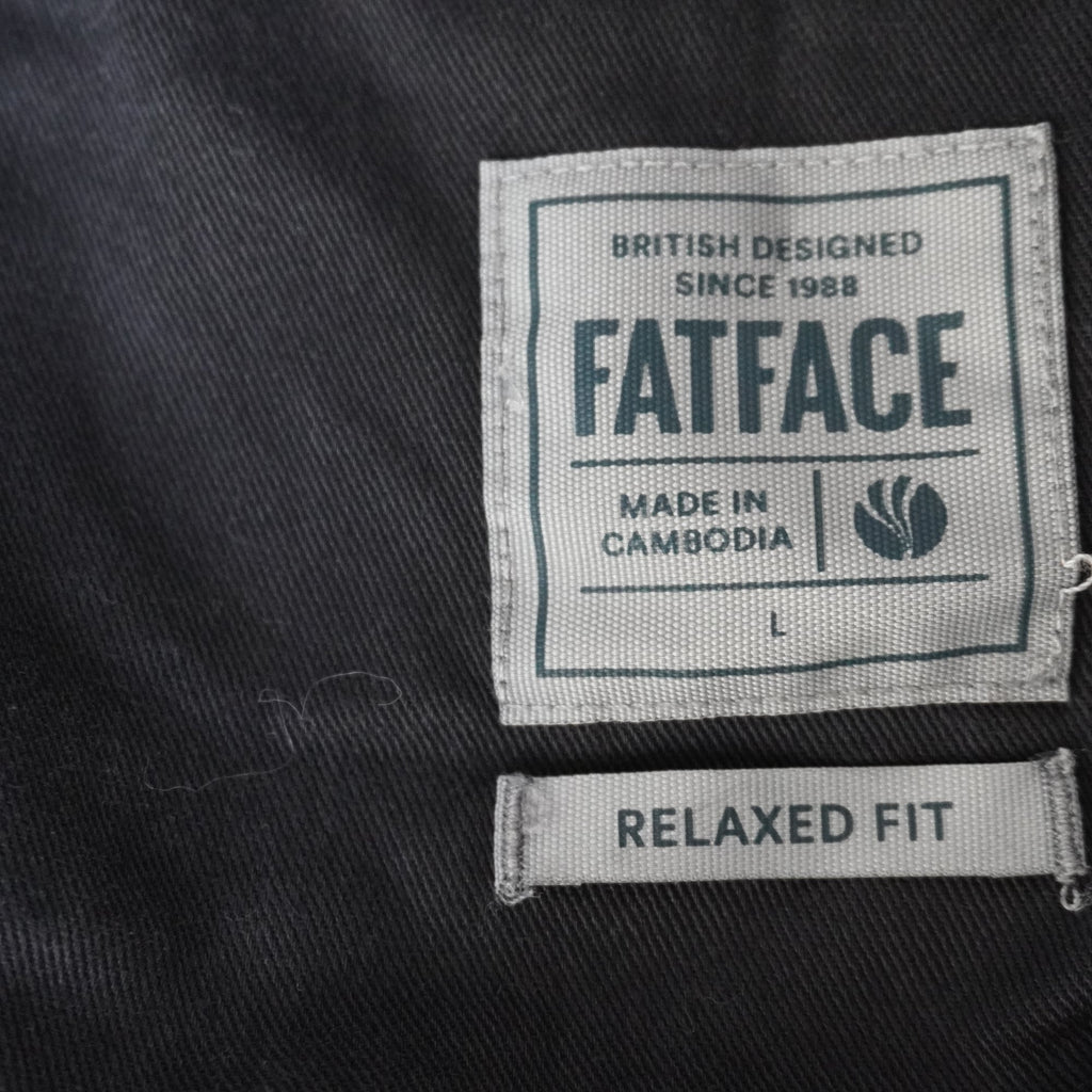 Camisa Henley Fat Face para Hombre Usada - Negra, L