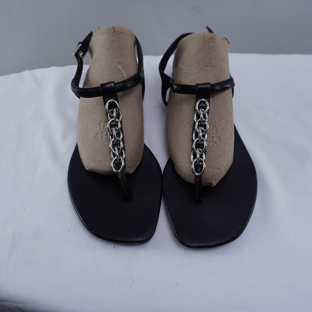 Sandalias Calvin Klein para Mujer Usadas - Negro, Talla 38
