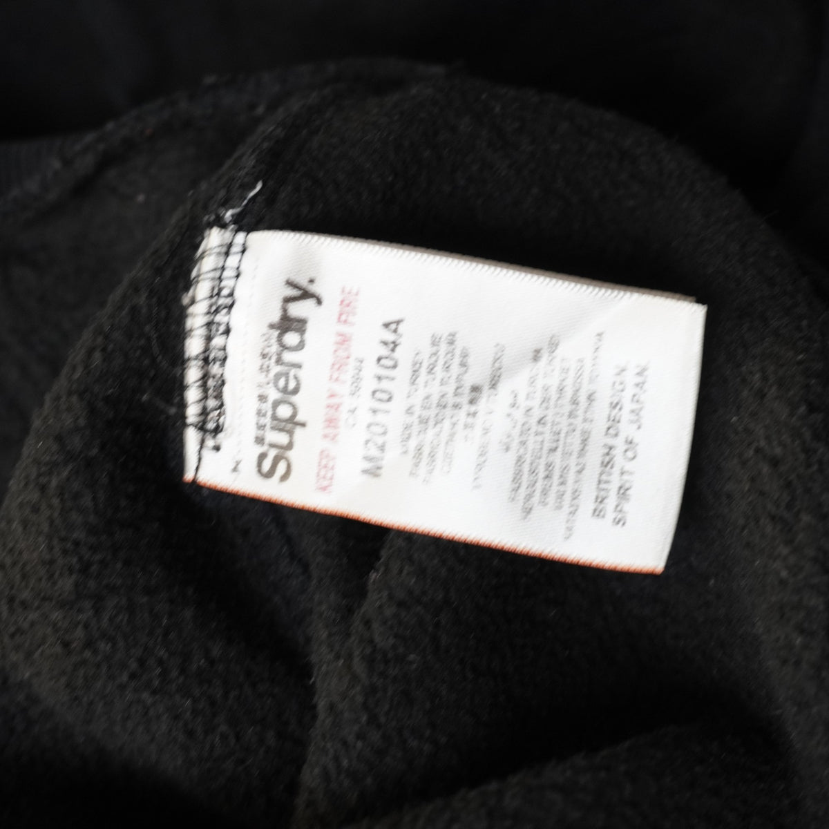 Sudadera con Capucha Superdry para Hombre Usada - Negra, L