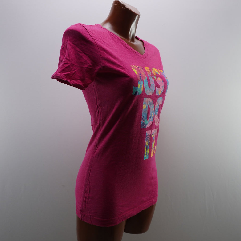 Camiseta Nike para Mujer Usada - Rosa, M