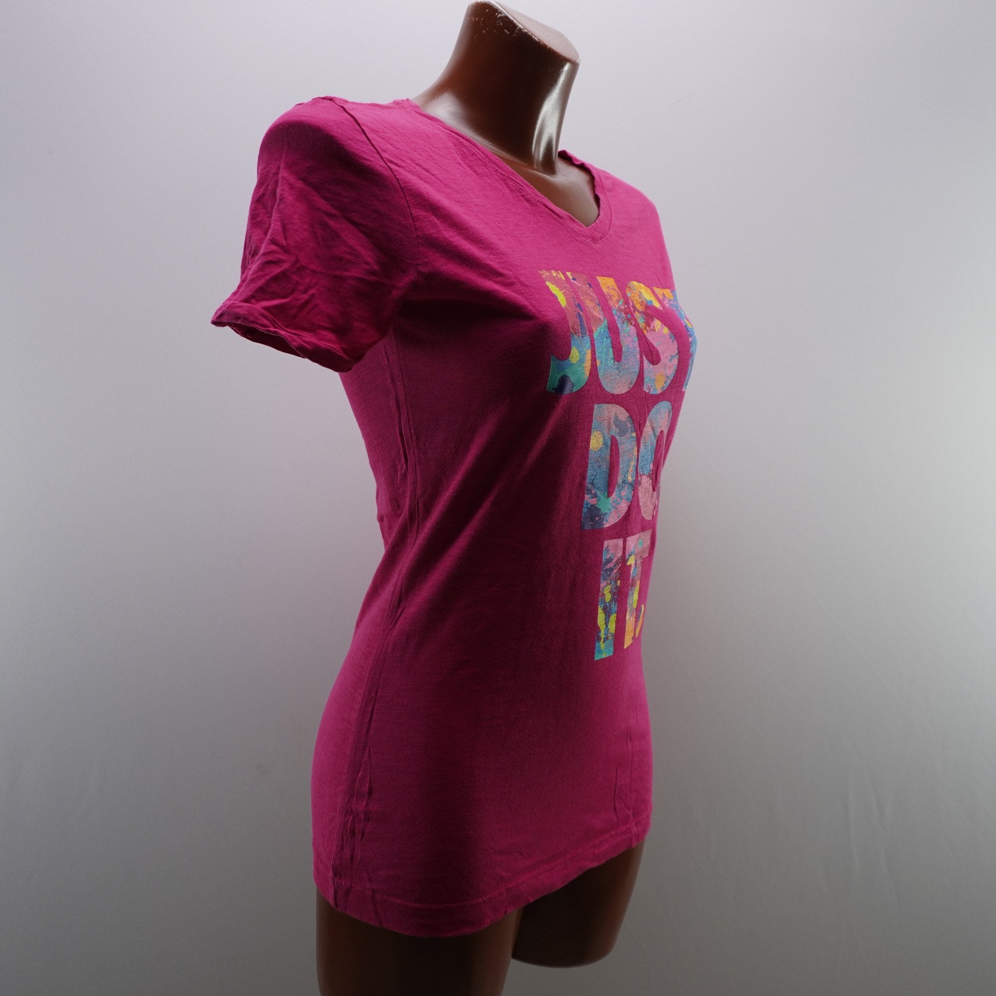 Camiseta Nike para Mujer Usada - Rosa, M