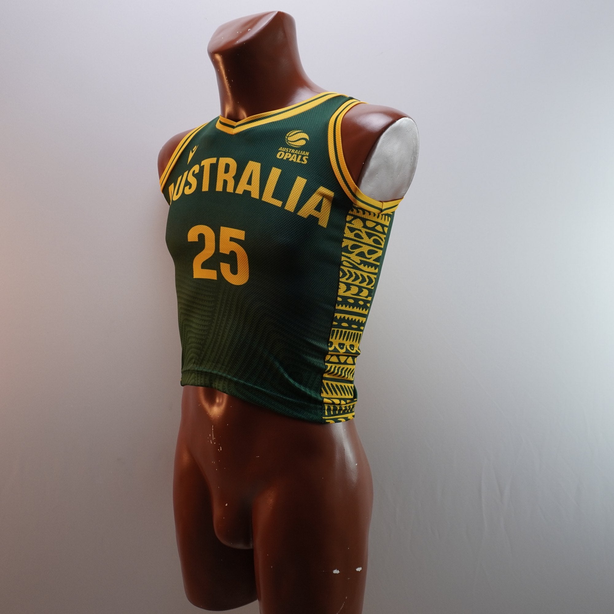 Camiseta de Manga Corta Eleven Australia para Hombre Usada - Verde, XXXS