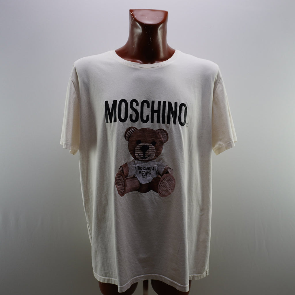 Camiseta Moschino para Hombre Usada - Blanca, 6XL
