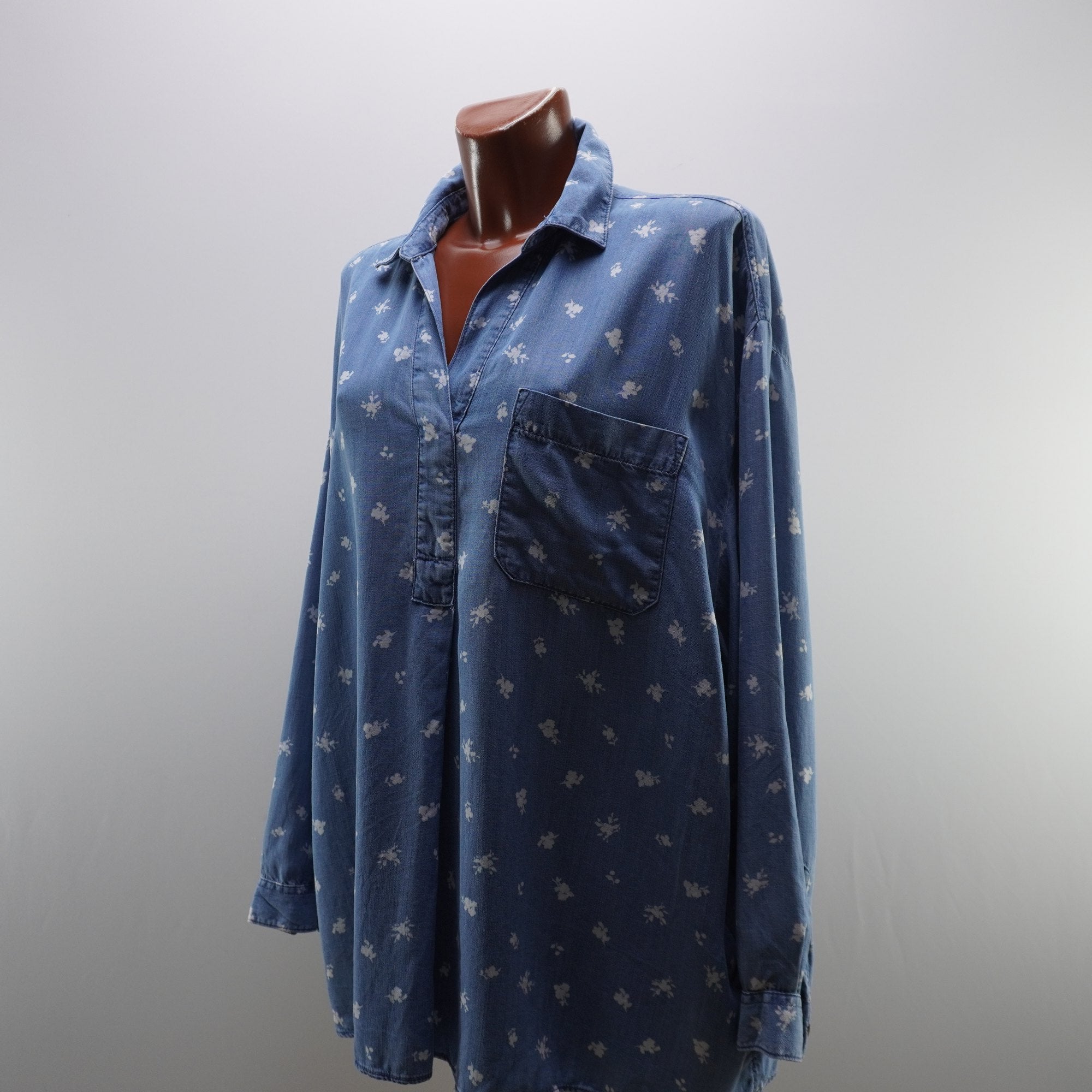 Camisa C&A para Mujer Usada - Azul, 5XL