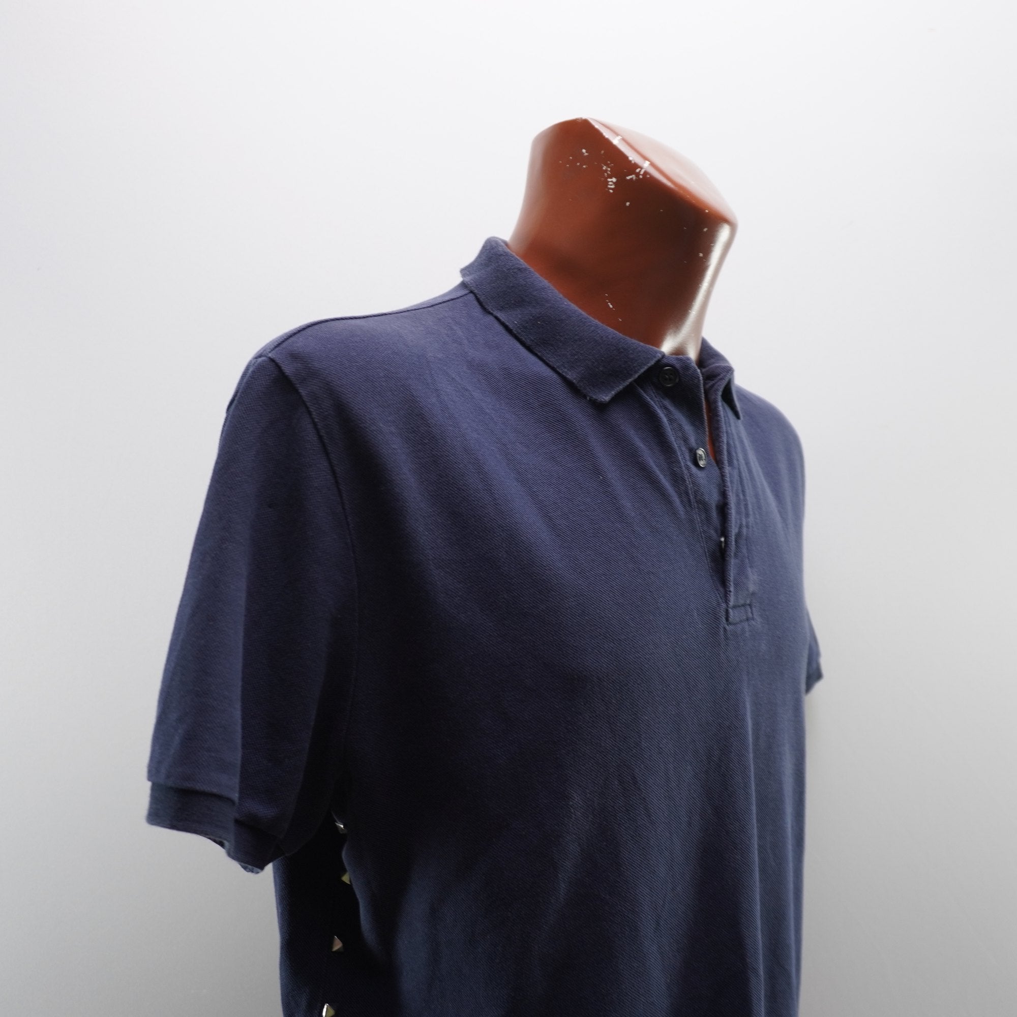 Camiseta de Manga Corta Valentino para Hombre Usada - Azul Marino, XXL