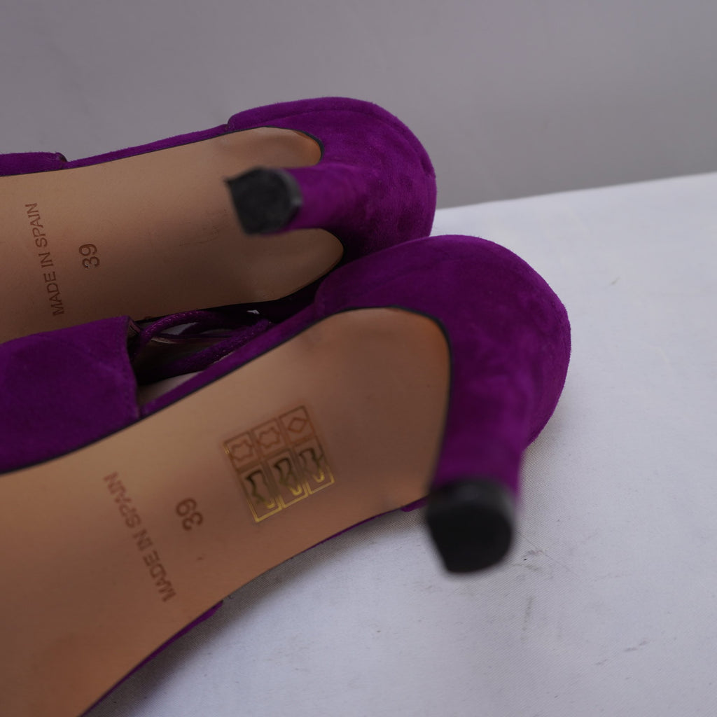 Tacones Joni para Mujer Usados - Púrpura, Talla 39