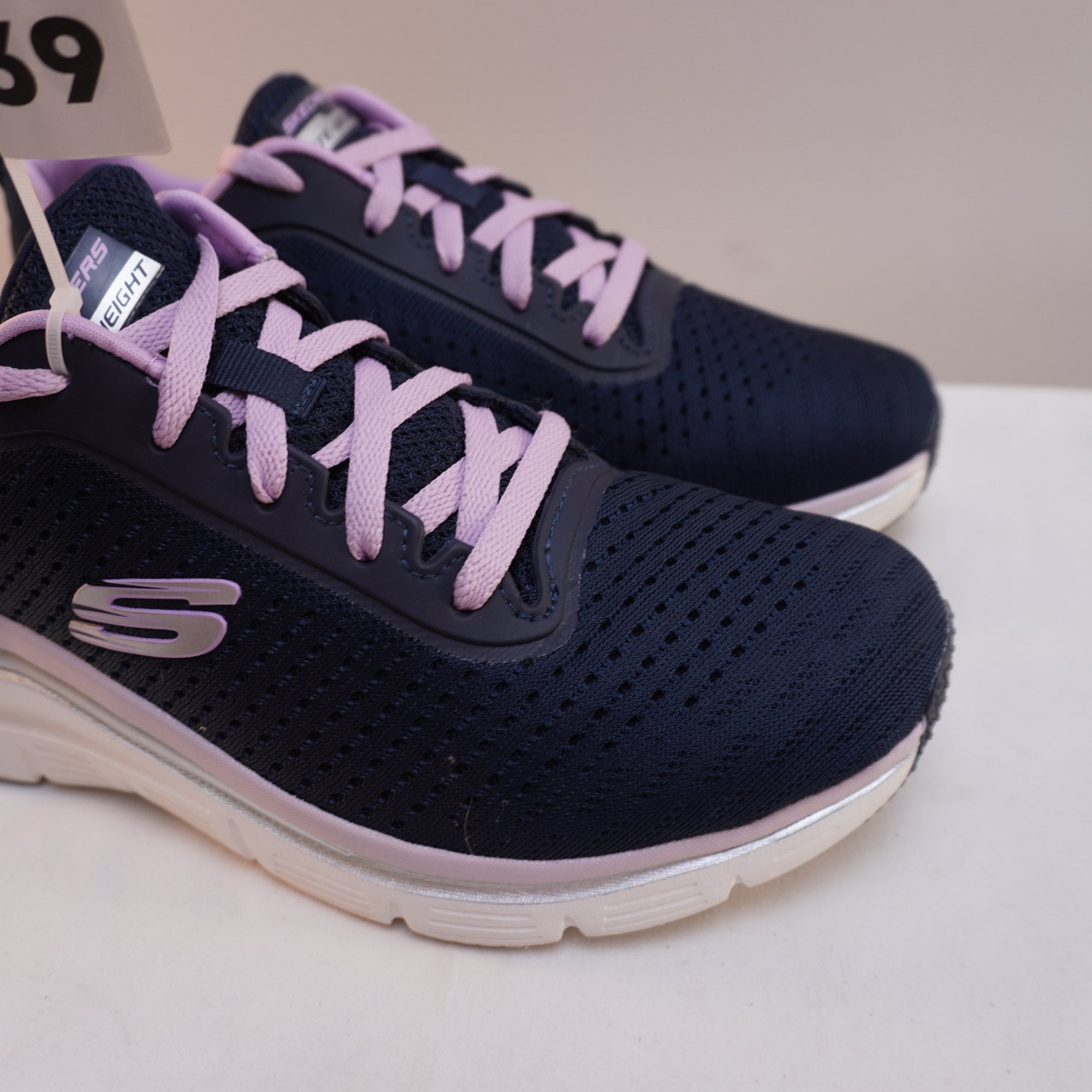 Zapatillas Skechers para Mujer Usadas - Azul Marino, Talla 39