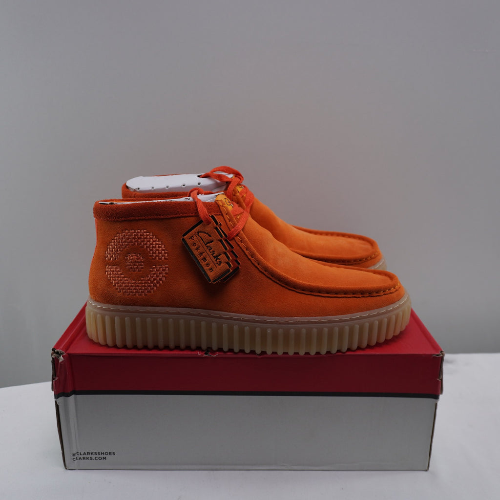 Zapatillas Clarks para Hombre Usadas - Naranjas, Talla 45