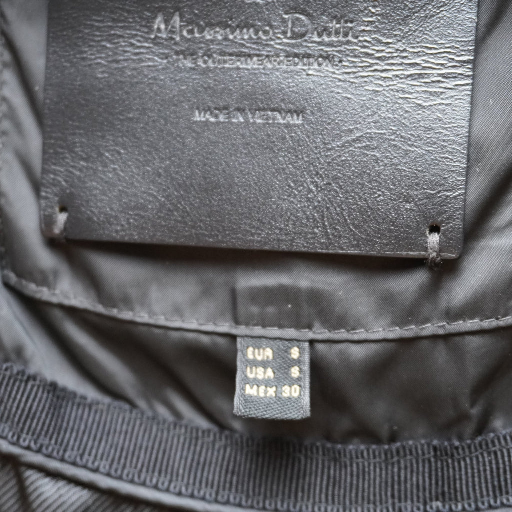 Parka Massimo Dutti para Mujer Usada - Negra, Pequeño (S)