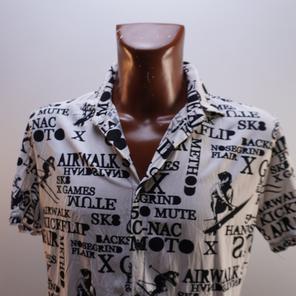 Camisa Henley Jonny Wolf para Hombre Usada - Blanca, L