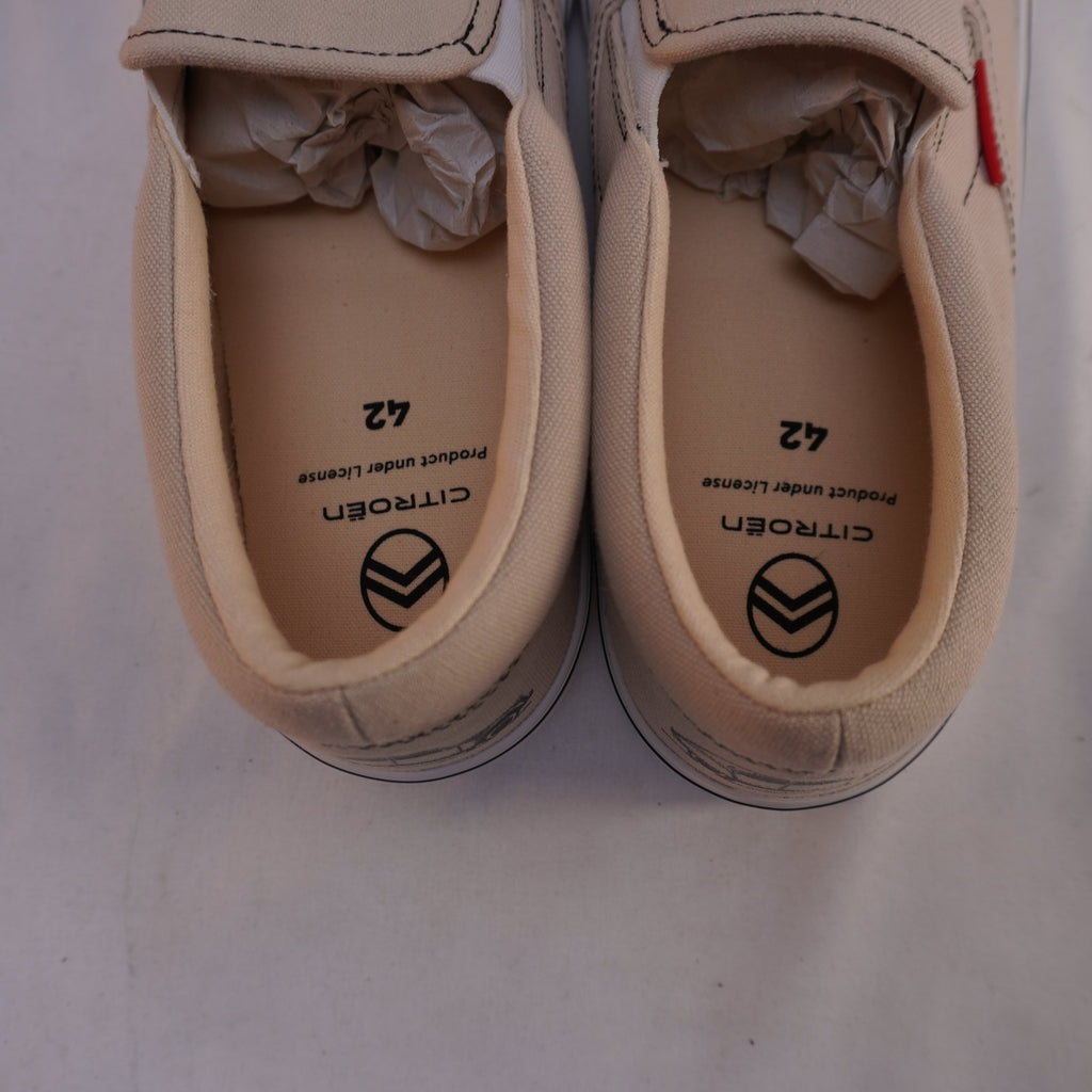 Zapatillas Citroën para Hombre Usadas - Beige, Talla 42