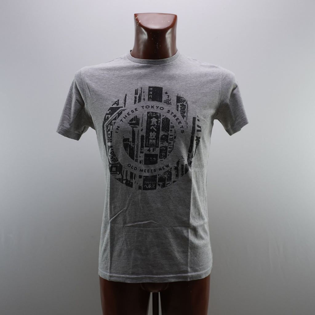 Camiseta de Manga Corta Tex para Hombre Usada - Gris, S