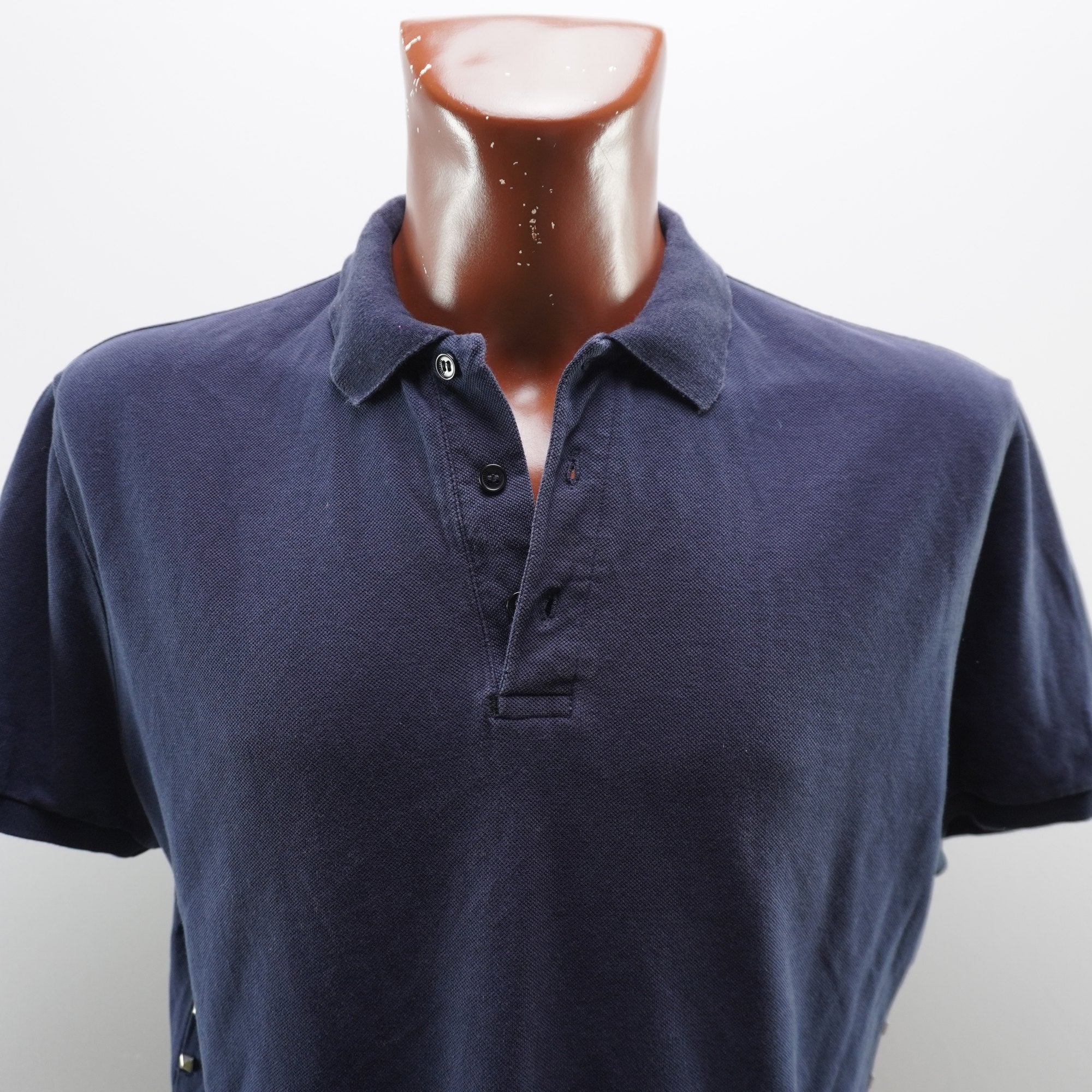 Camiseta de Manga Corta Valentino para Hombre Usada - Azul Marino, XXL