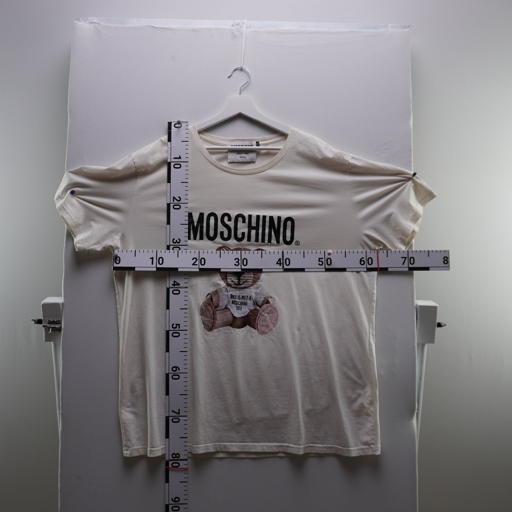 Camiseta Moschino para Hombre Usada - Blanca, 6XL