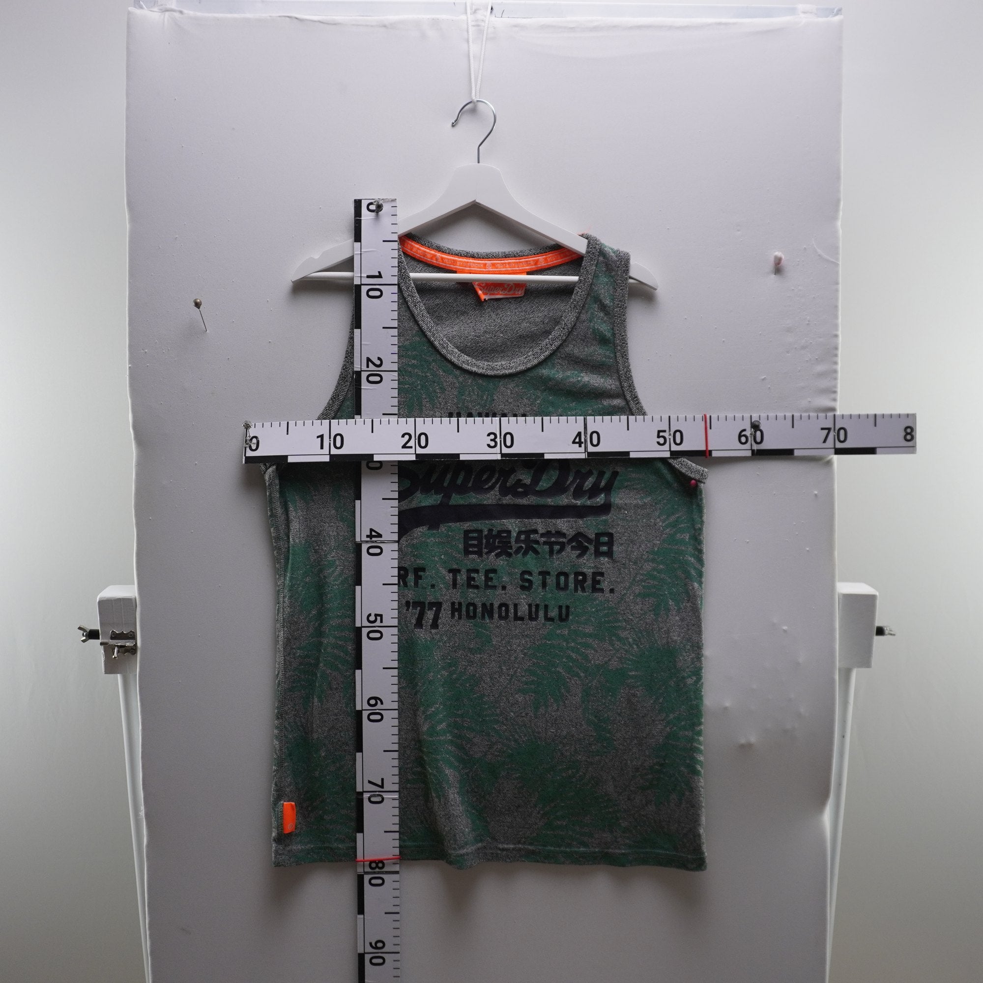 Camiseta de Manga Corta Superdry para Hombre Usada - Verde, XXL