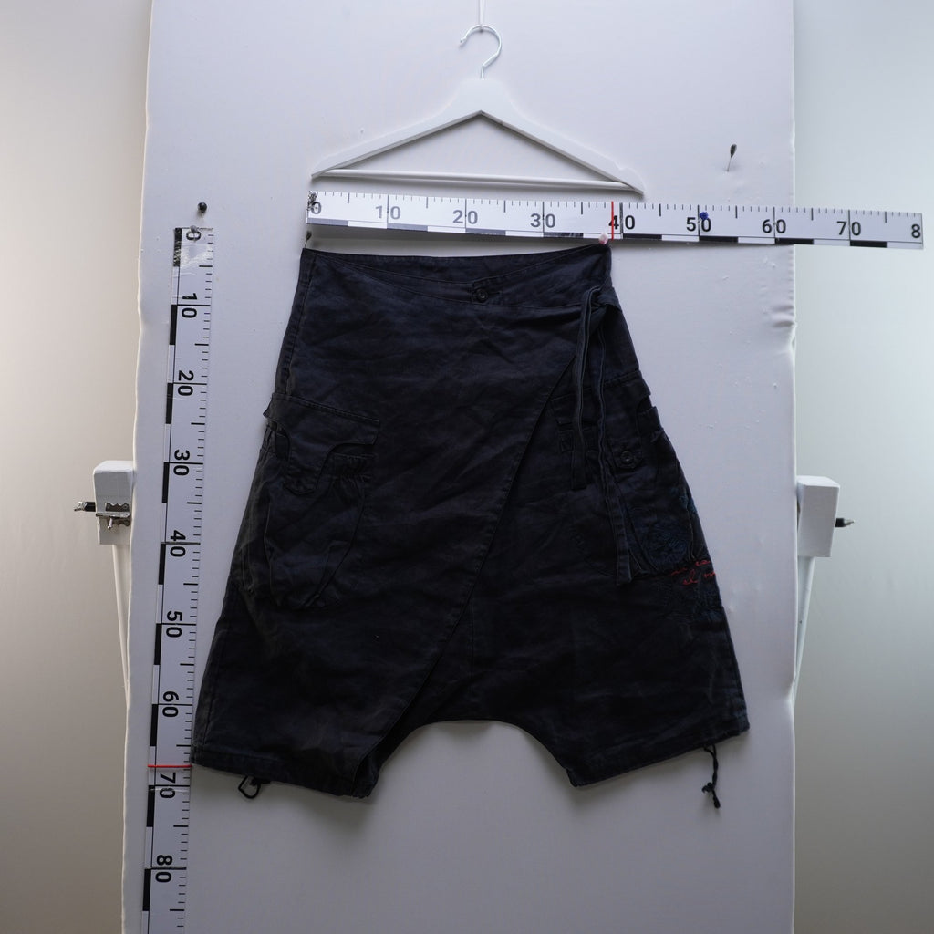 Pantalones Cortos Desigual para Mujer - Lino Ancho, Pequeño (S), Usados en Muy Buen Estado