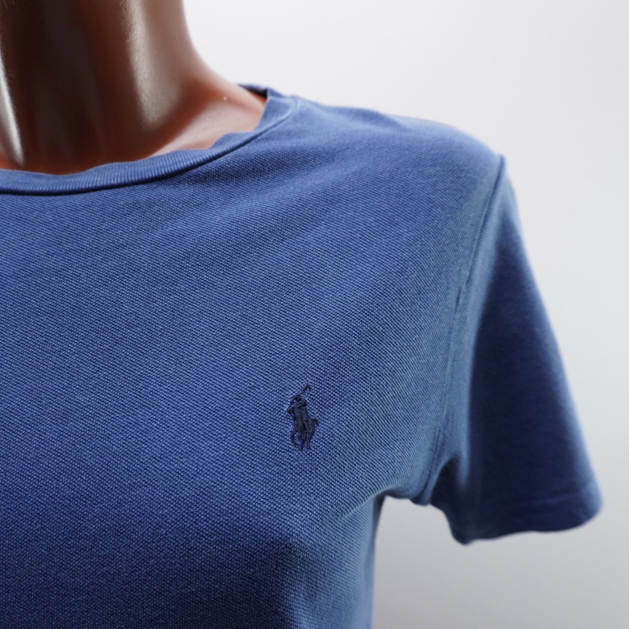 Camiseta de Manga Corta Ralph Lauren para Mujer Usada - Azul, M