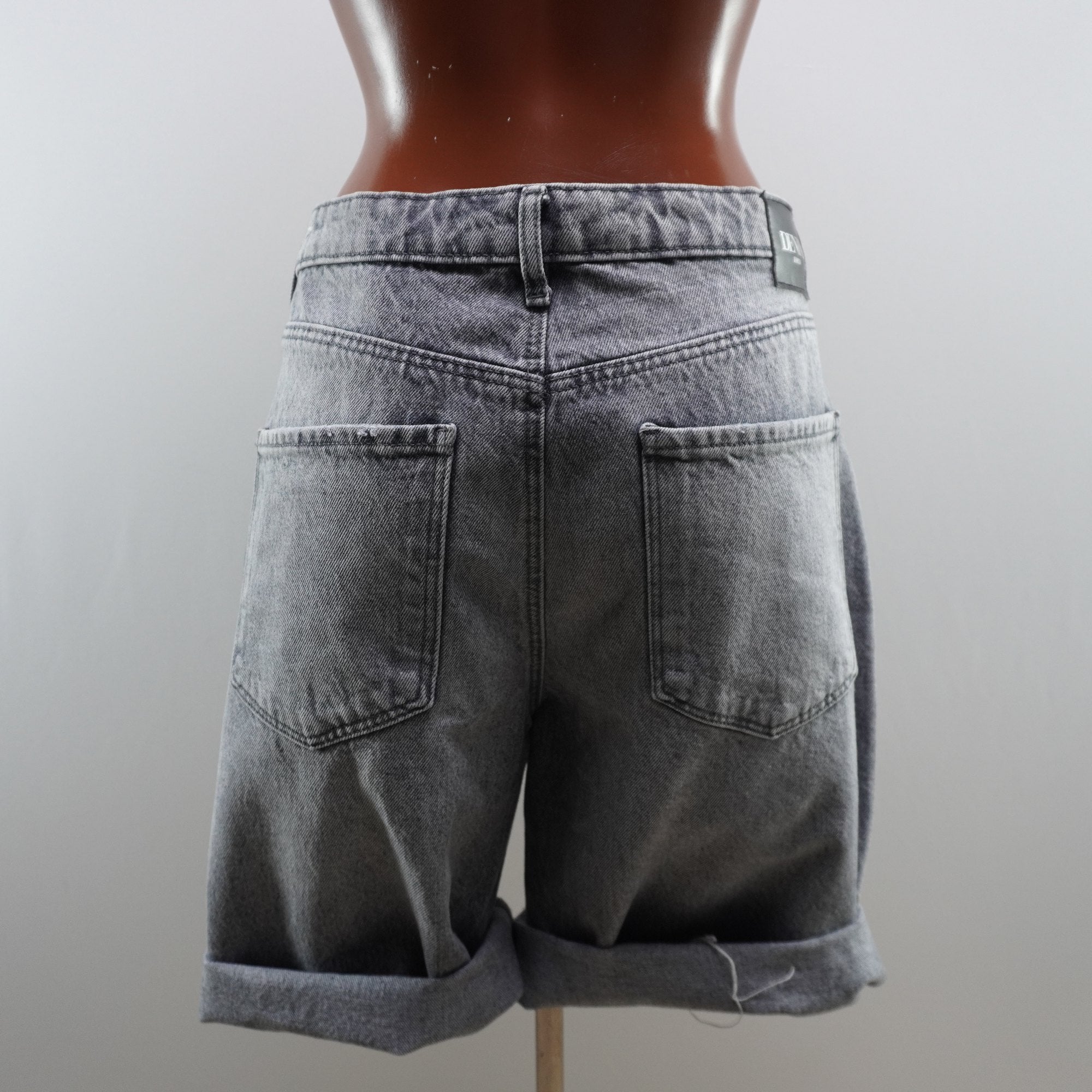 Pantalones Cortos Vaqueros Amisu para Mujer Usados - Gris, XXL