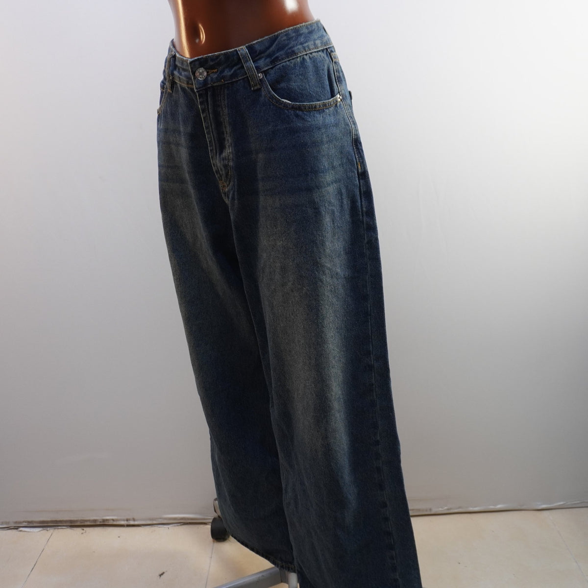 Vaqueros Jemierr para Mujer Usados - Azul, Pequeño (S)