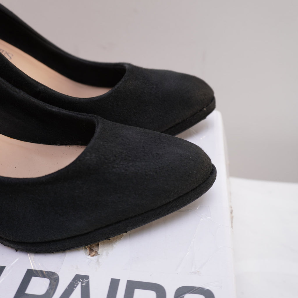 Tacones Dream Paris para Mujer Usados - Negros, Talla 39