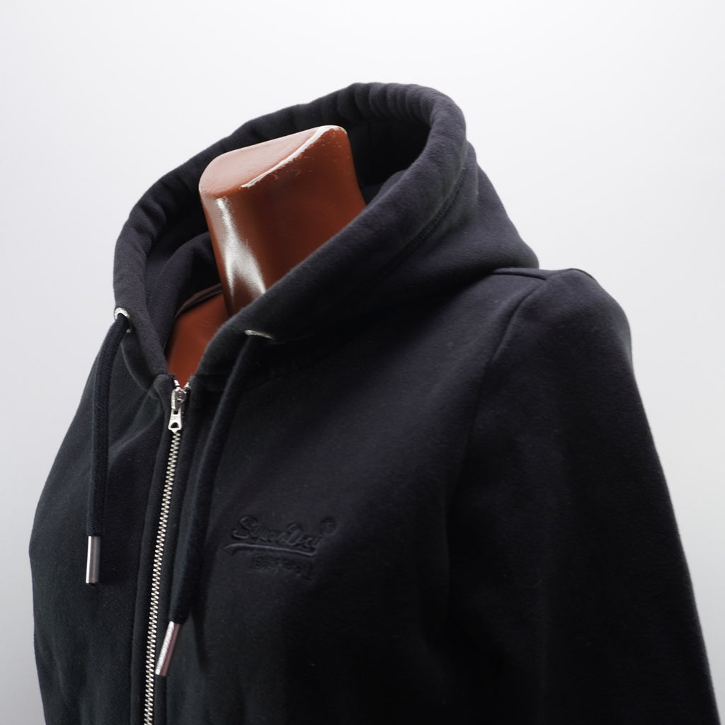 Sudadera con Capucha Superdry para Mujer Usada - Negra, L