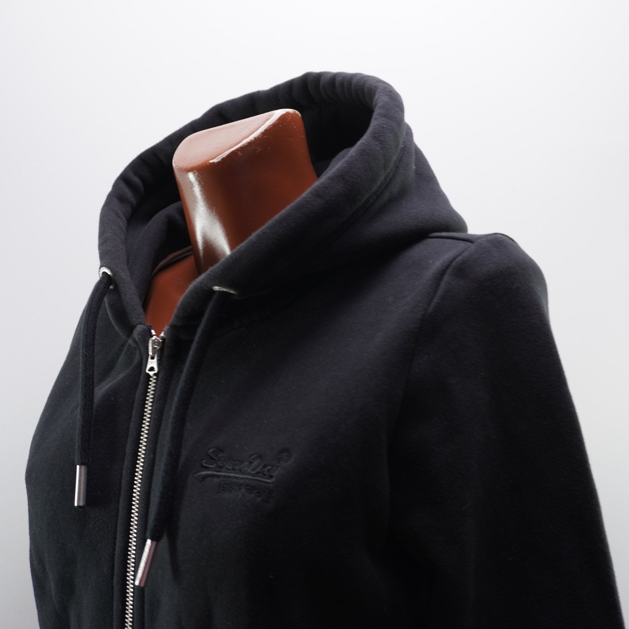 Sudadera con Capucha Superdry para Mujer Usada - Negra, L