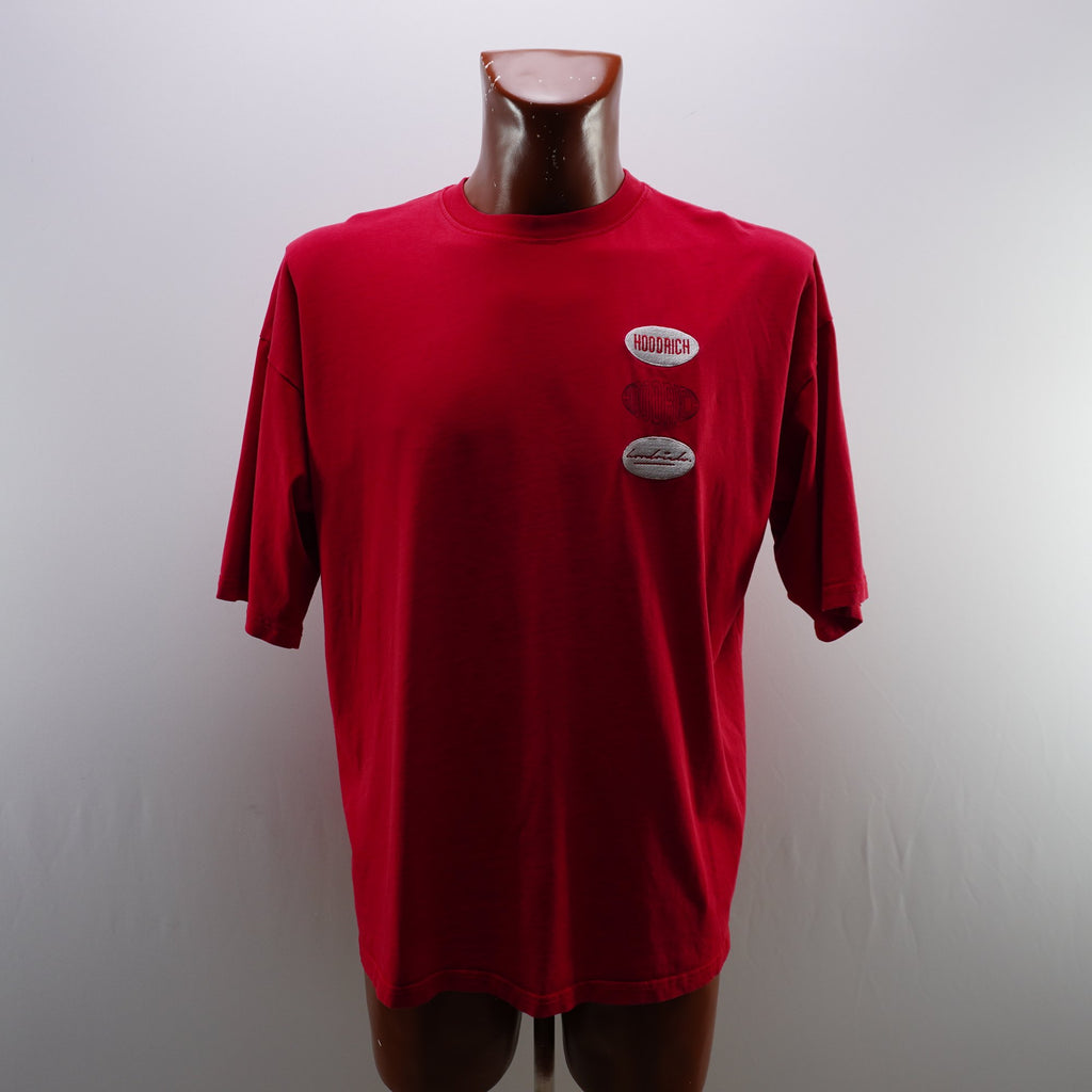 Camiseta de Manga Corta Hoodrich para Hombre - Roja, M - Usada en Muy Buen Estado