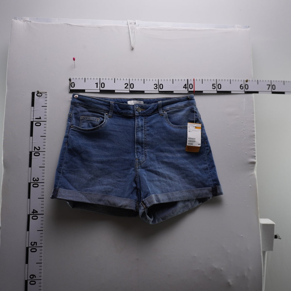 Pantalones Cortos Vaqueros H&M para Mujer Usados - Azul, XXL