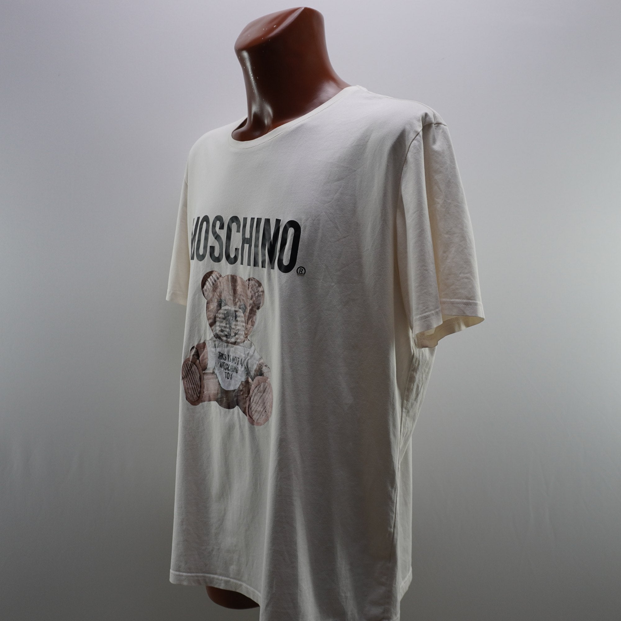 Camiseta Moschino para Hombre Usada - Blanca, 6XL