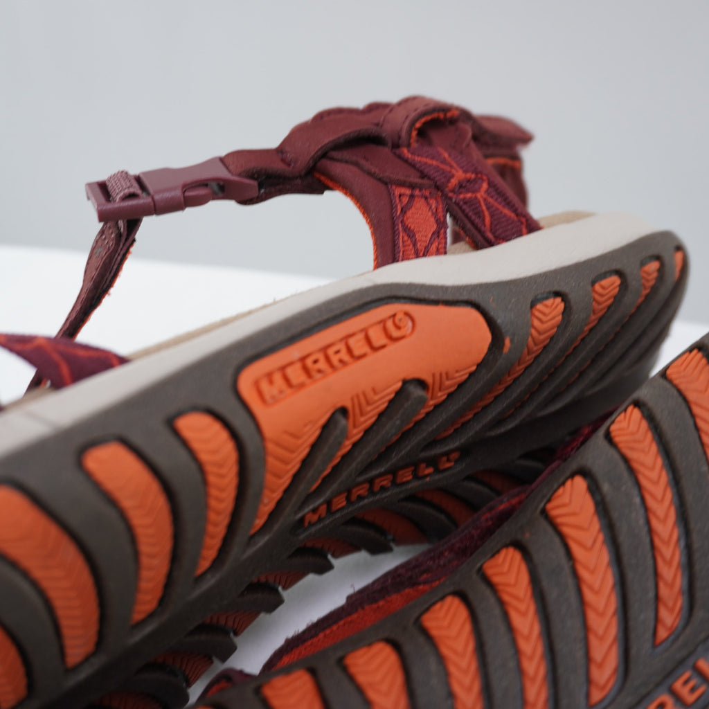 Sandalias Merrell para Mujer Nuevas - Rojo, 38