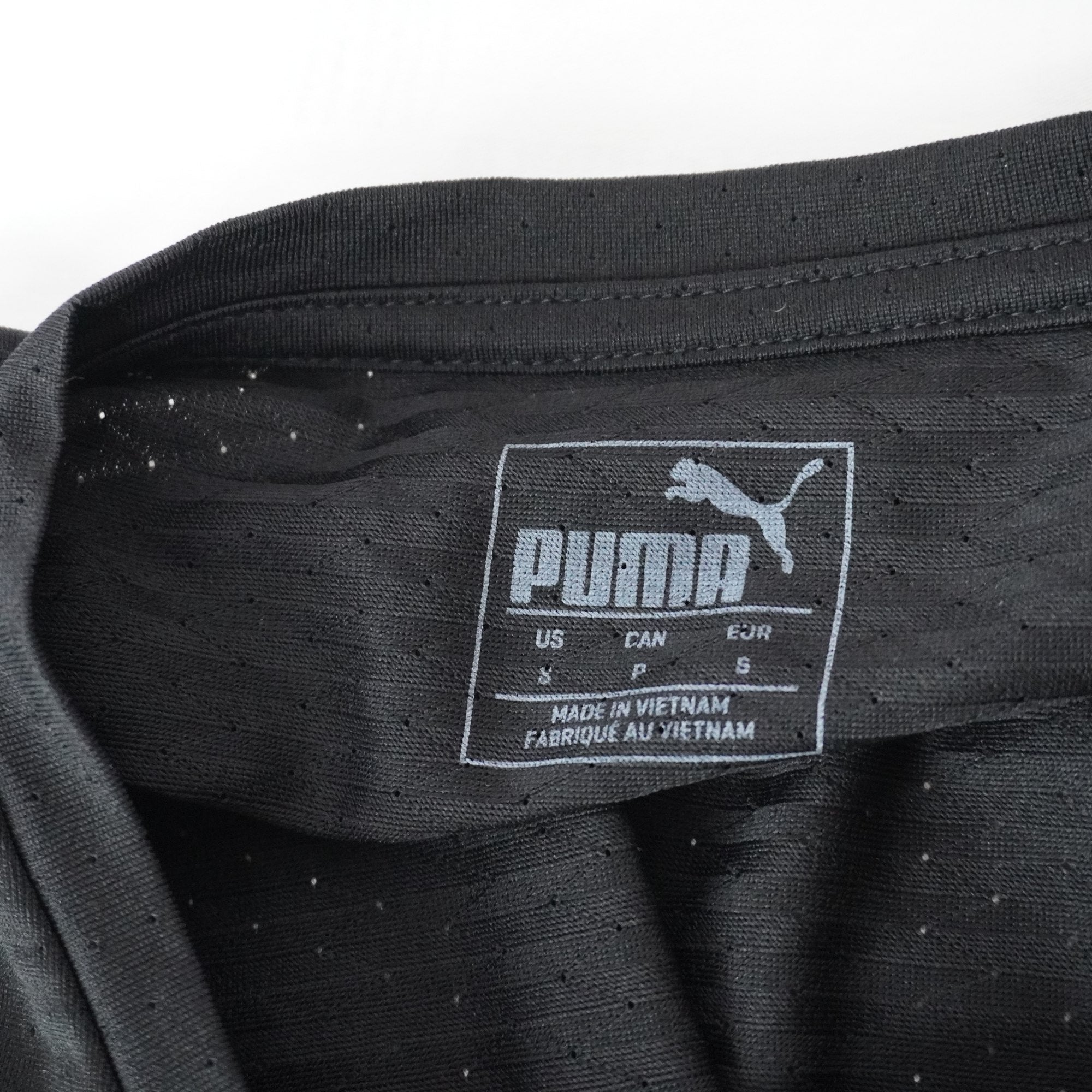 Camiseta de Manga Corta Puma para Hombre Usada - Negra, S
