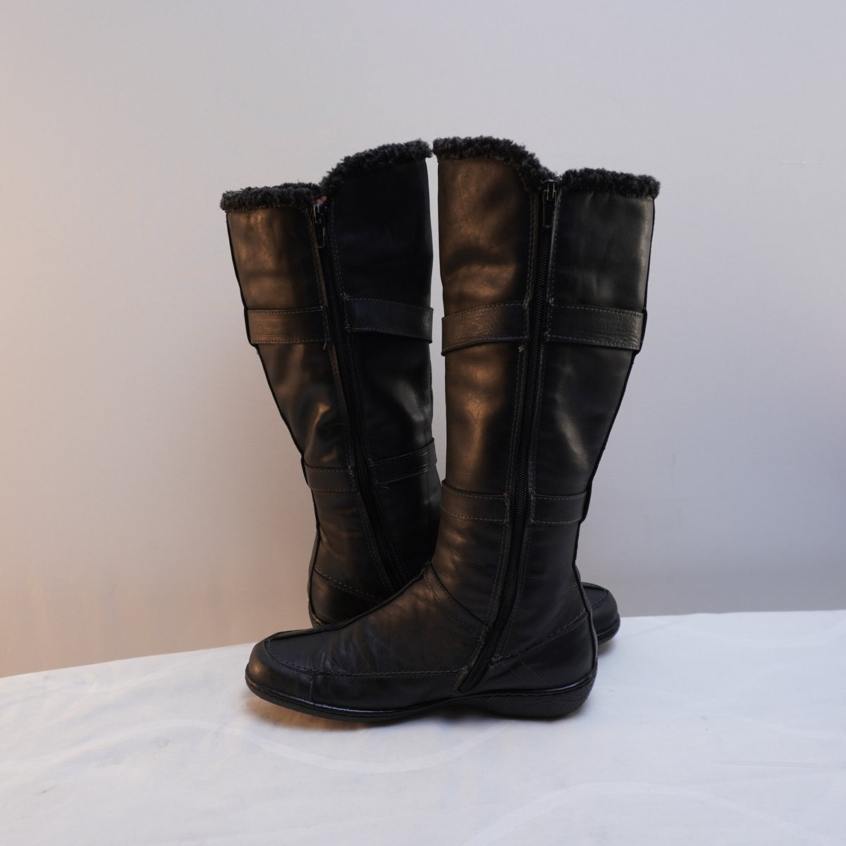 Botas Laura Azaña para Mujer Usadas - Negros, Talla 39