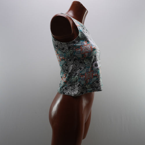 Adidas camiseta mujer multicolor talla S usada en muy buen estado