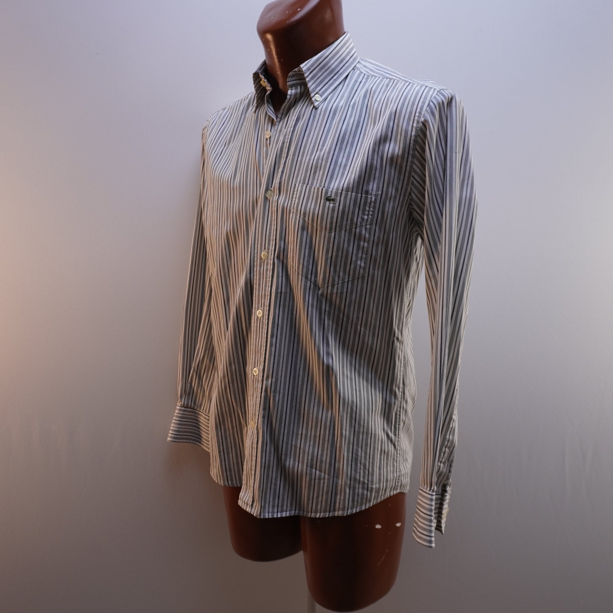 Camisa de Vestir Lacoste para Hombre Usada - Beige, M