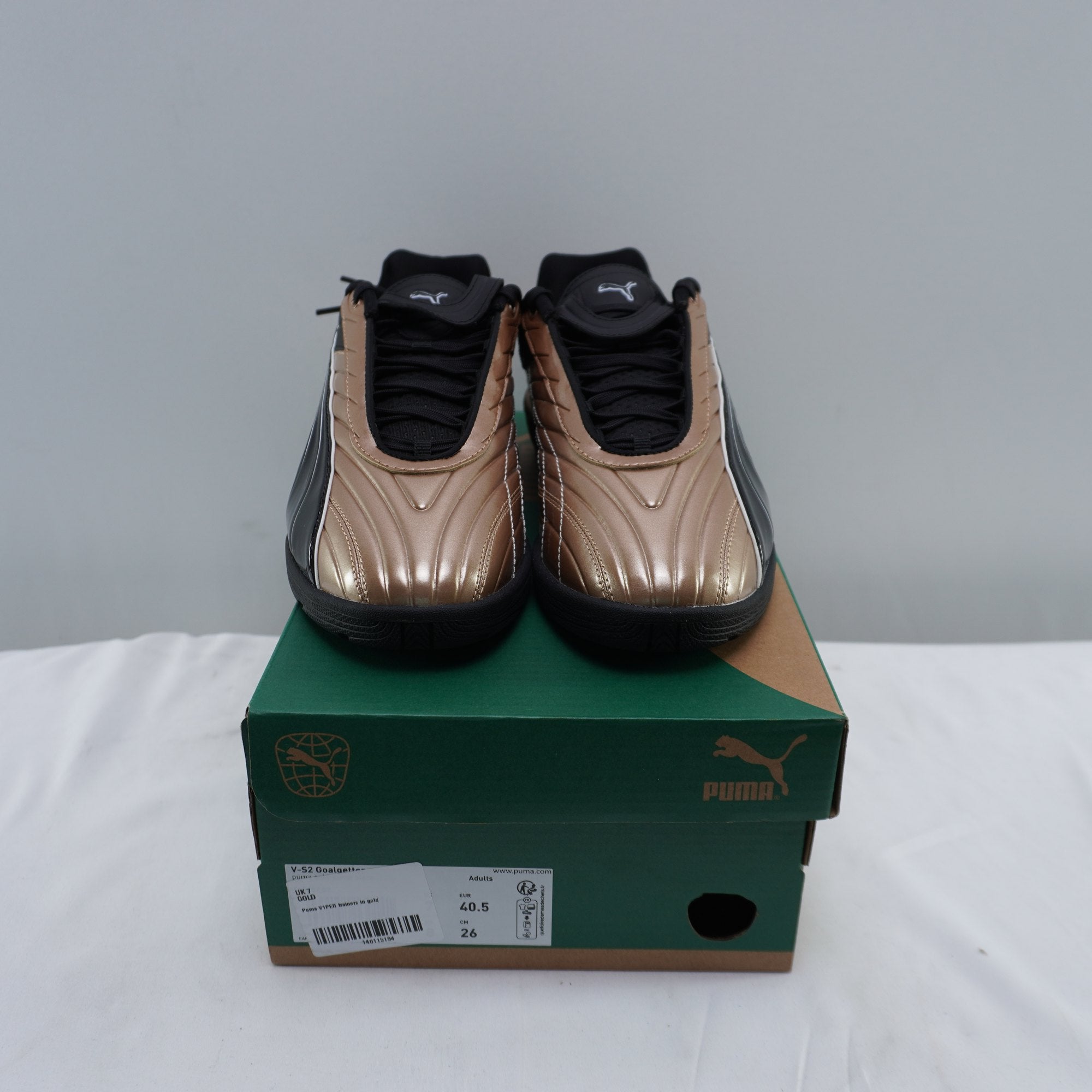 Zapatillas Puma para Hombre Usadas - Dorado, Adultos