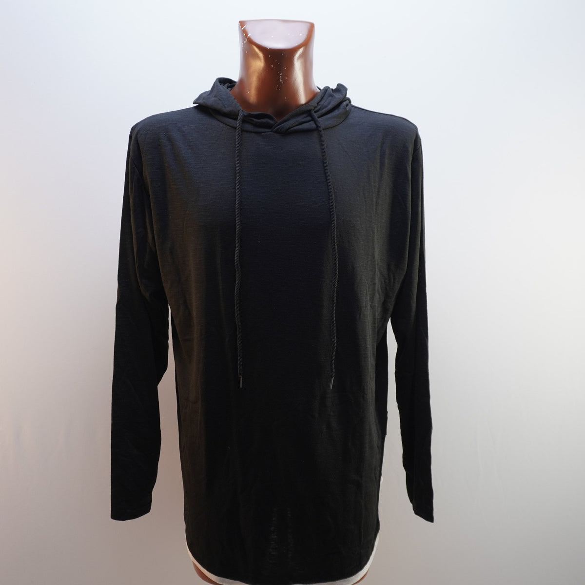 Sudadera con Capucha Siimhwrss para Hombre Usada - Negra, XXL