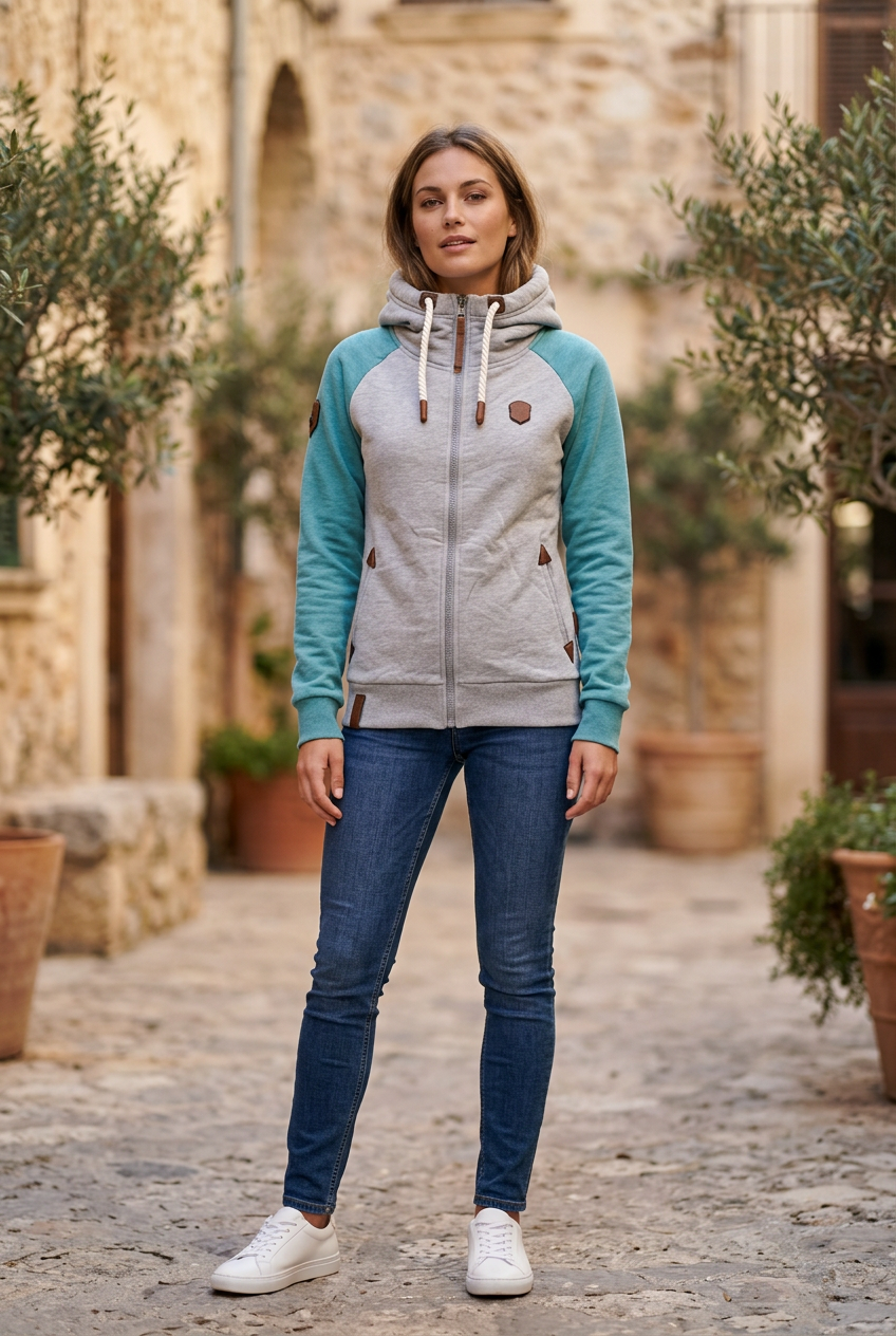 Sudadera con Capucha Naketano para Mujer Usada - Gris, M