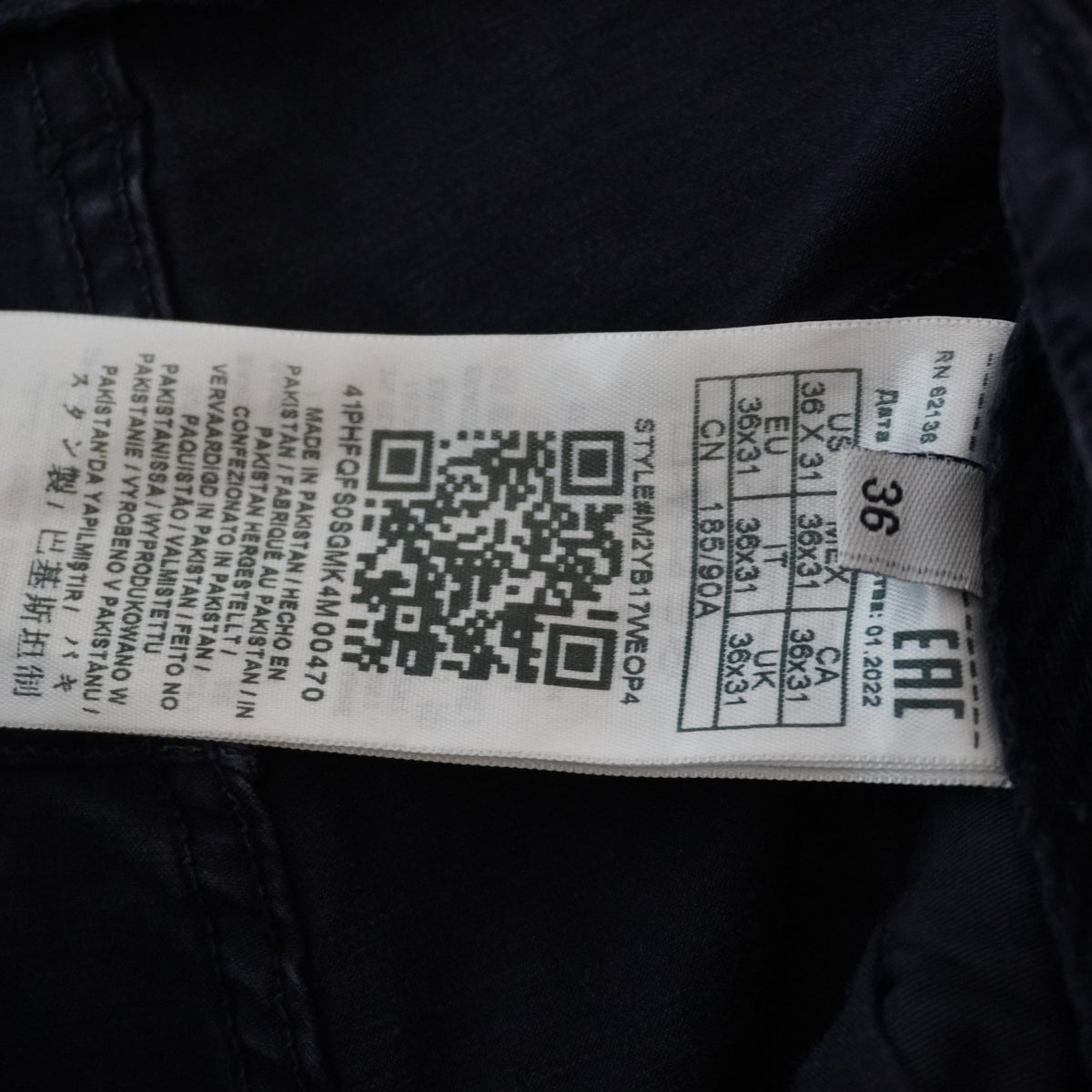 Vaqueros Guess para Hombre Usados - Azul Marino, XL