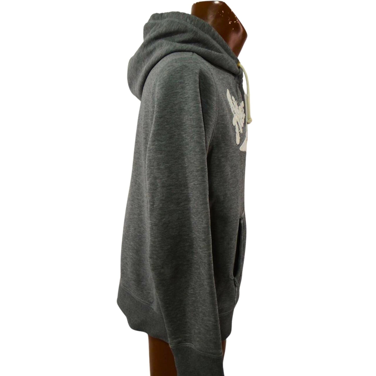 Stylish Men's Abercrombie & Fitch Hoodie in Grey, Size M - Used, Good Condition