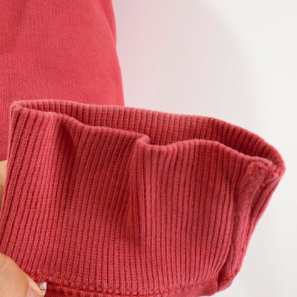 Coge tu sudadera con capucha roja Reebok para mujer, talla S: ¡usada, en condiciones satisfactorias!